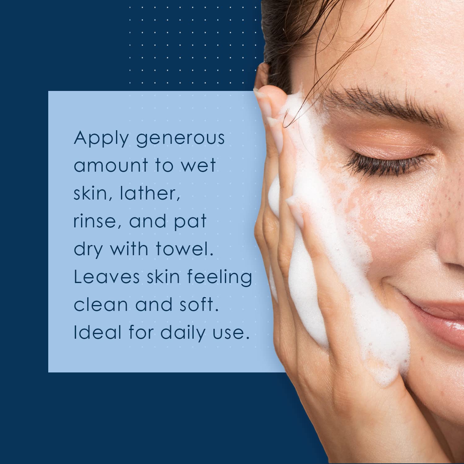 Vanicream Gentle Facial Cleanser with Pump Dispenser - 8 fl oz - Formulated Without Common Irritants for Those with Sensitive Skin - Image 6